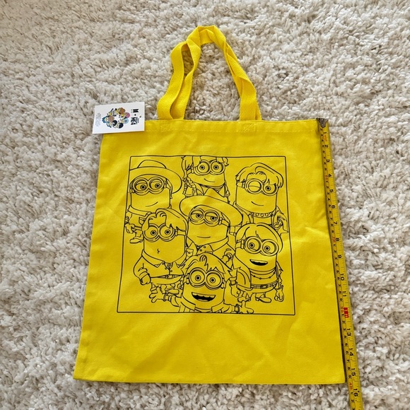 NEW BTS X Despicable Me 4 Canvas Tote Bag - Picture 5 of 5